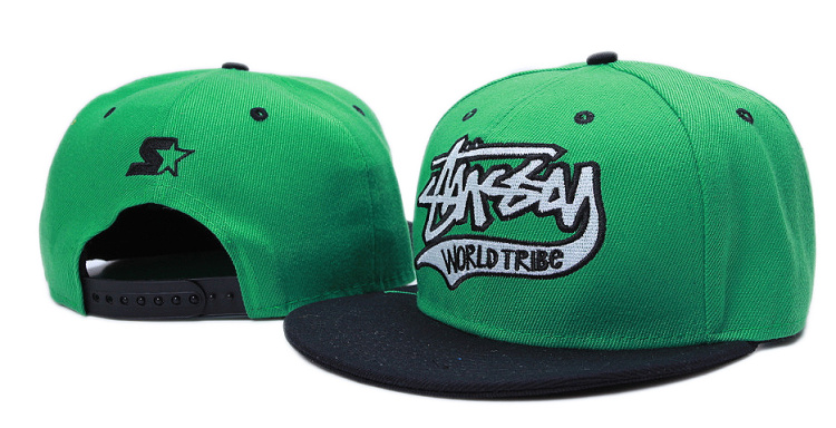 Stussy World Tribe Snapback Hat id02